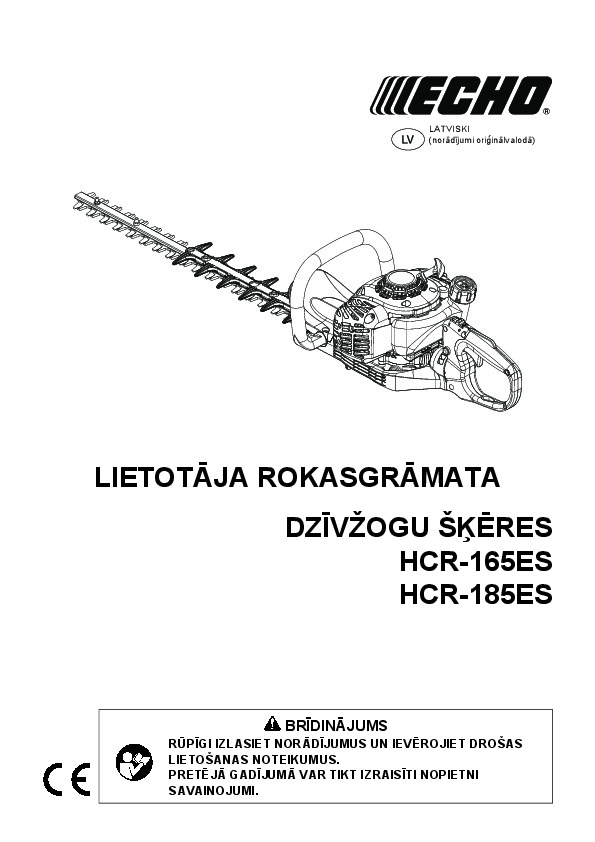 HCR-165ES Lietoshanas Instrukc